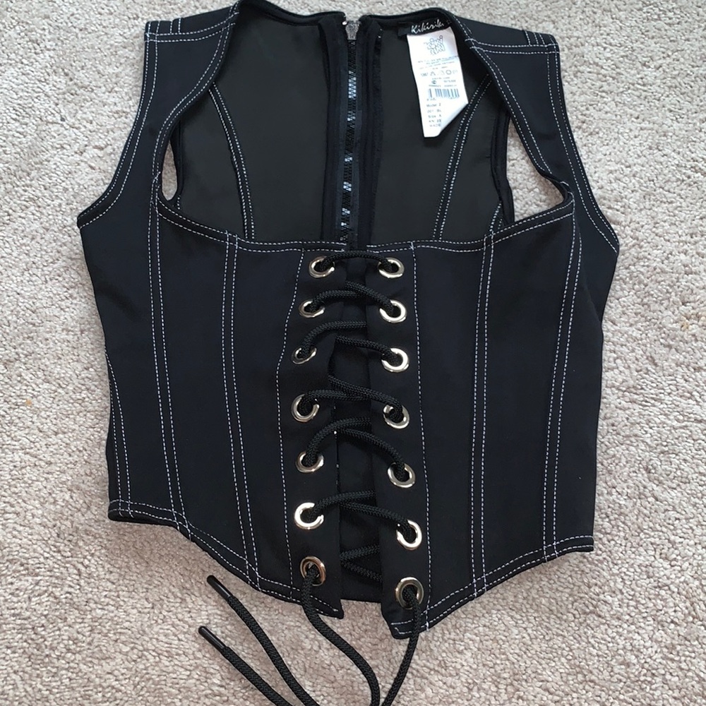 “Lace me up corset Top”